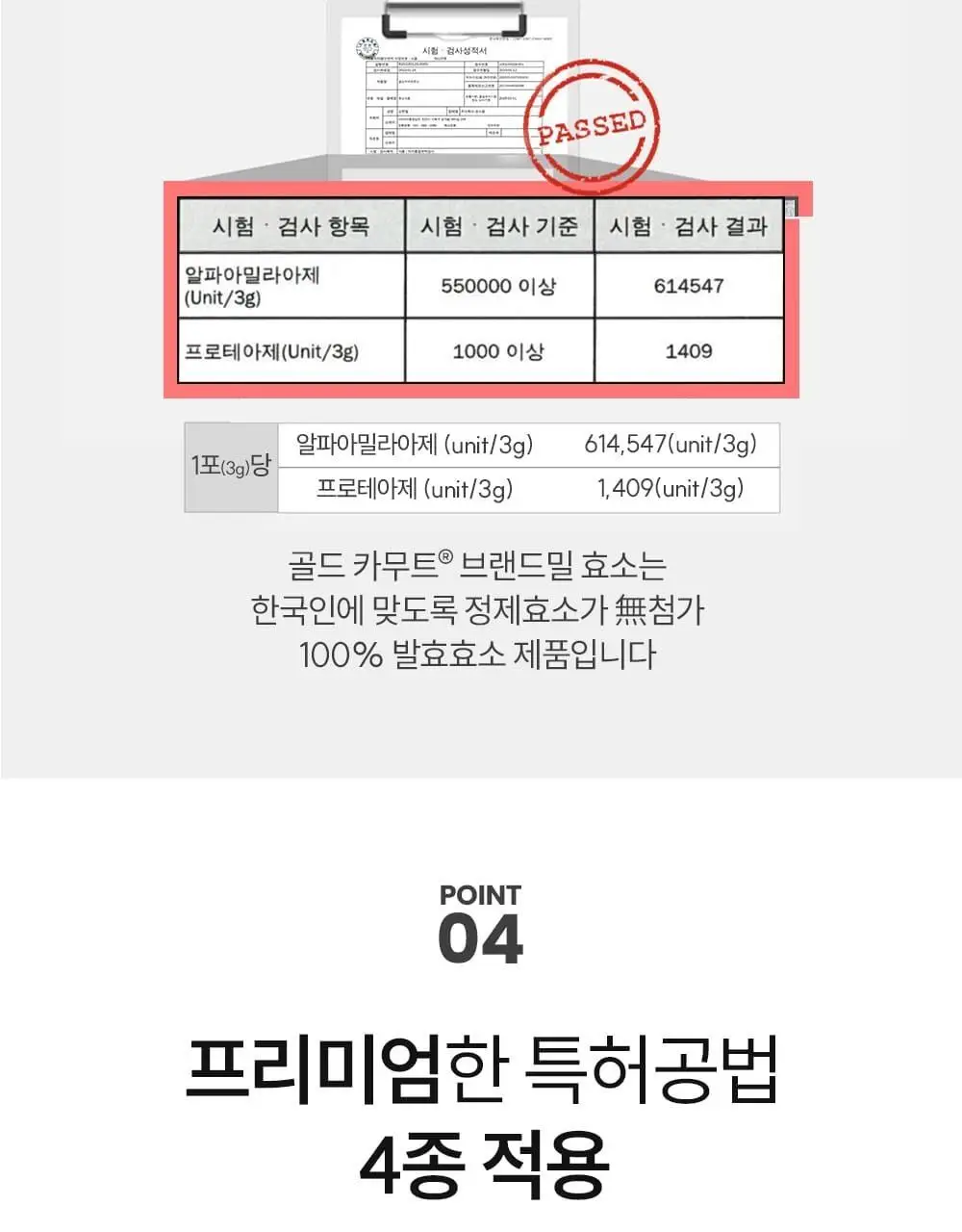 [관종언니 이지혜 Pick] 그레인온 골드 카무트 효소 30포 (30일분) 상세페이지 13